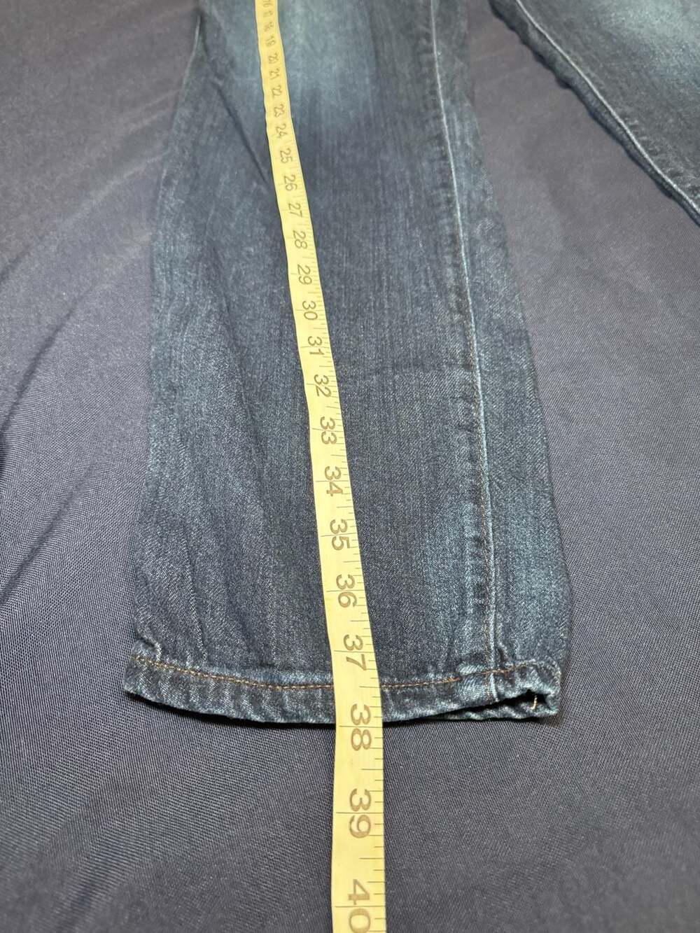 AG Adriano Goldschmied The Prima Size 27R Blue Mid-Rise Cigarette Jeans - Picture 9 of 9